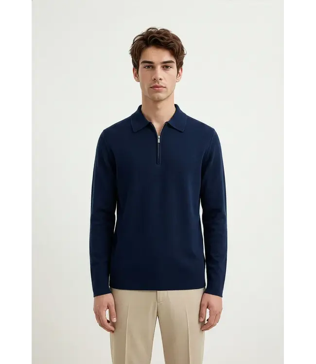 CISZERE Ciszere Caleb 40067 429 04 Half Zip Midnight Blue