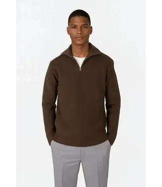 CISZERE Ciszere Reuben 40053 064 03 Half zip Mocha Brown