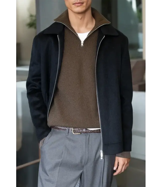 CISZERE Ciszere Reuben 40053 064 03 Half zip Mocha Brown