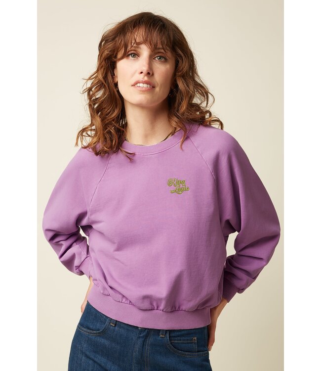 KING LOUIE King Louie Bibi Sweatshirt 10885 Iris Purple