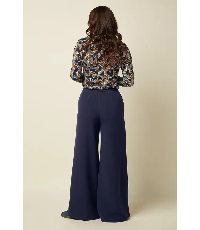 KING LOUIE King Louie Blouse Leia 10928 Evening Blue