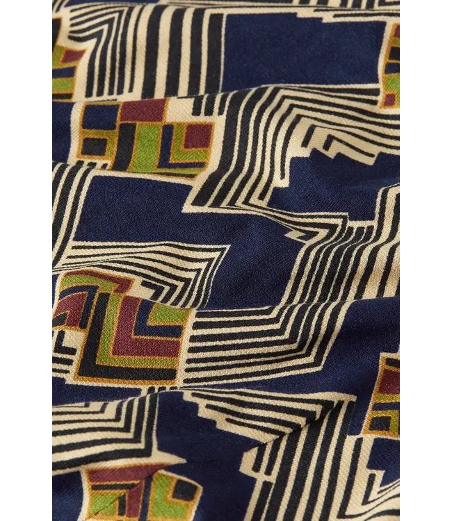 KING LOUIE King Louie Blouse Leia 10928 Evening Blue