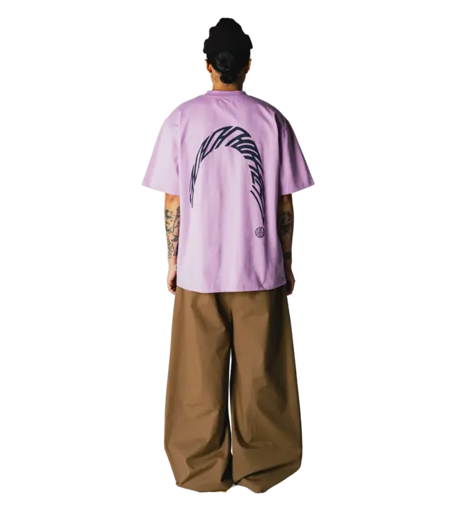 WOODBIRD Woodbird WBBaine Warp Tee 2626-416 Dusty Violet