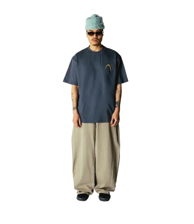 WOODBIRD Woodbird WBBaine Warp Tee 2626-416 Slate Blue