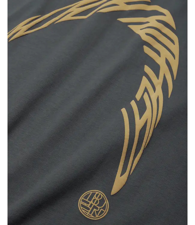 WOODBIRD Woodbird WBBaine Warp Tee 2626-416 Slate Blue
