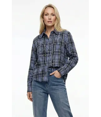 MAICAZZ Maicazz Vaudin Blouse Blue Check MAICAZZ Maicazz Vaudin Blouse Blue Check