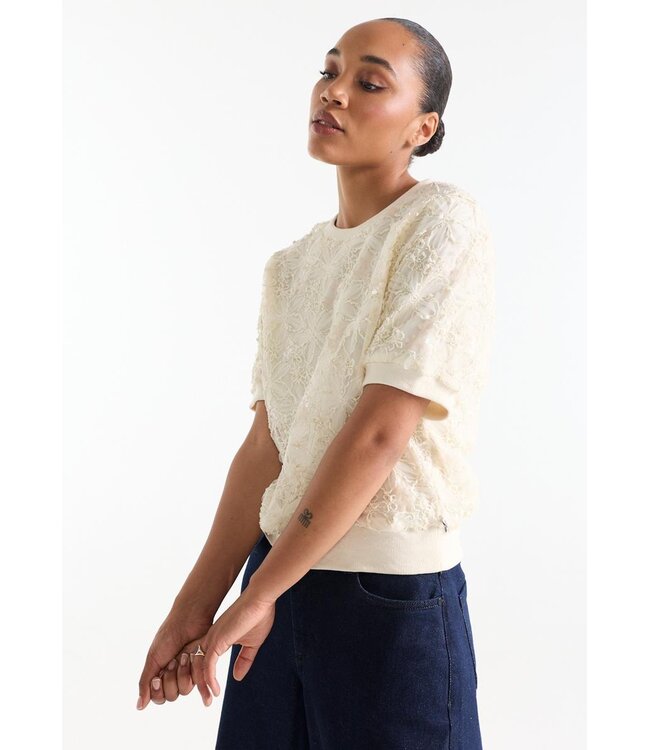 JANSEN AMSTERDAM Jansen amsterdam Blanche top cream
