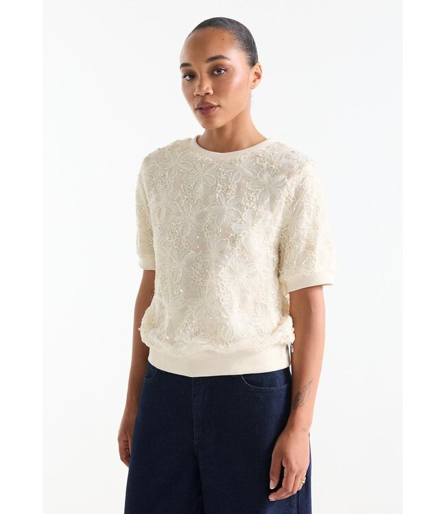 JANSEN AMSTERDAM Jansen amsterdam Blanche top cream