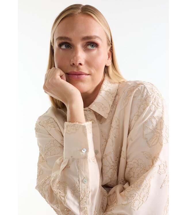 JANSEN AMSTERDAM Jansen amsterdam Bibi blouse sand