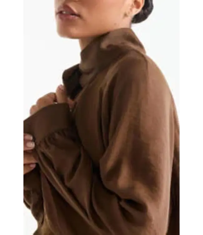JANSEN AMSTERDAM Jansen amsterdam iris blouse camel