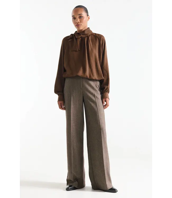 JANSEN AMSTERDAM Jansen amsterdam iris blouse camel