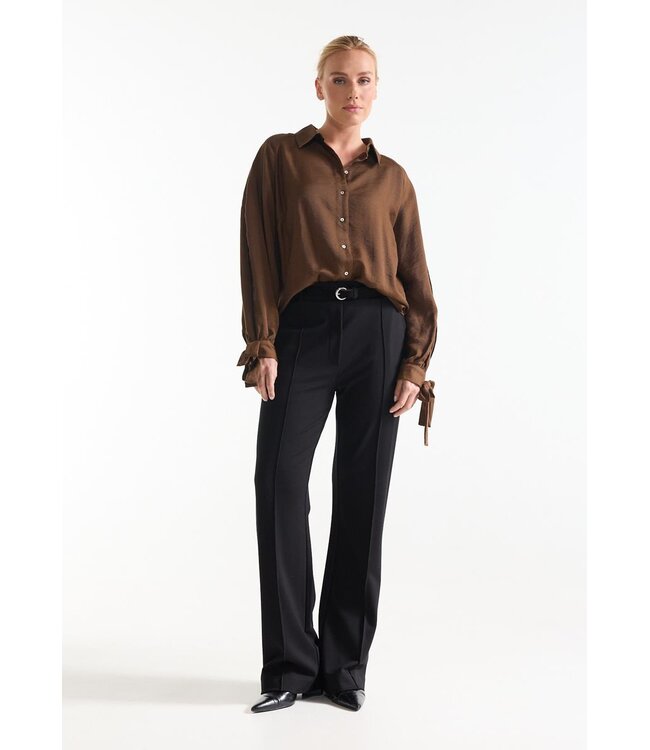 JANSEN AMSTERDAM Jansen Amsterdam Indie blouse W26-000180 Camel