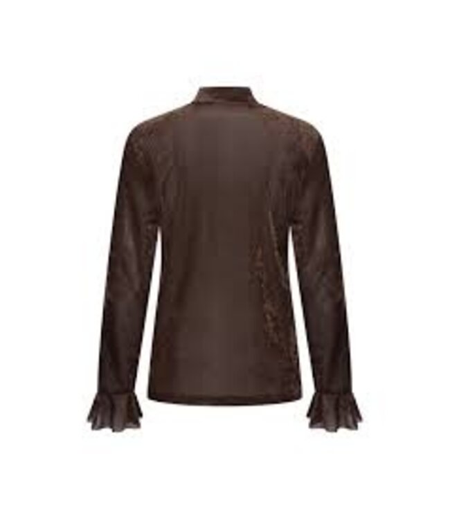 HELENA HART Helena Hart 7885 Pull Paillet Choco