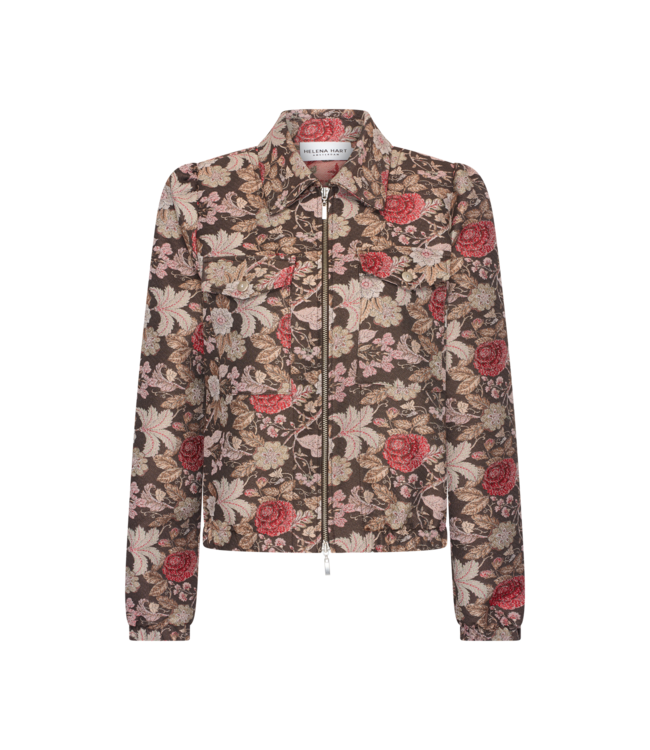 HELENA HART Helena Hart 7848 Blazer Riga Bloem Aster Choco