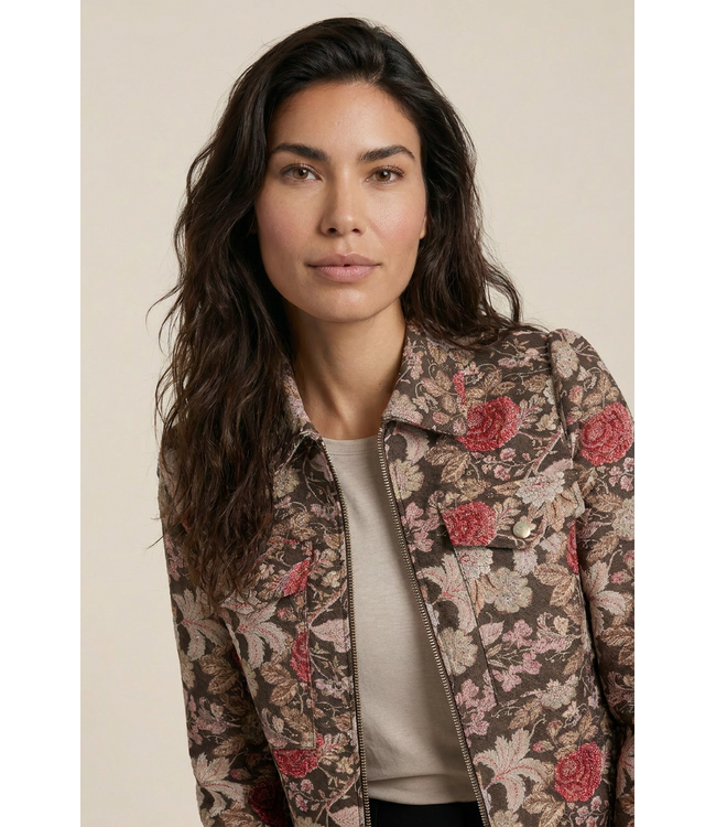 HELENA HART Helena Hart 7848 Blazer Riga Bloem Aster Choco