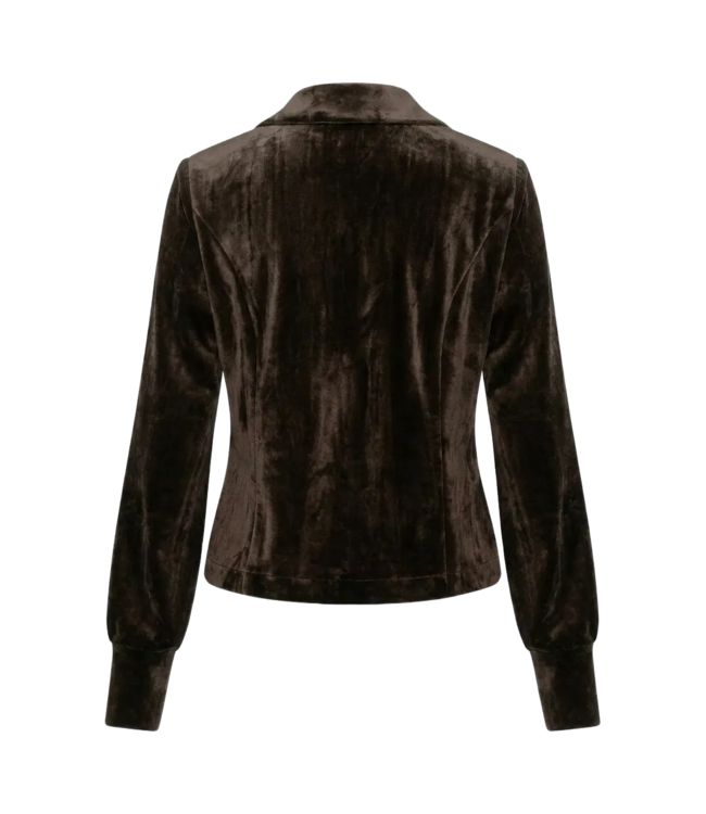 HELENA HART Helena Hart 7870 Blazer Lora Velour Choco