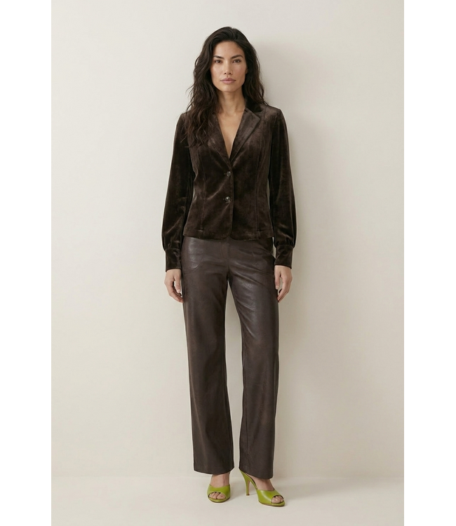 HELENA HART Helena Hart 7870 Blazer Lora Velour Choco