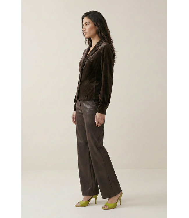 HELENA HART Helena Hart 7870 Blazer Lora Velour Choco