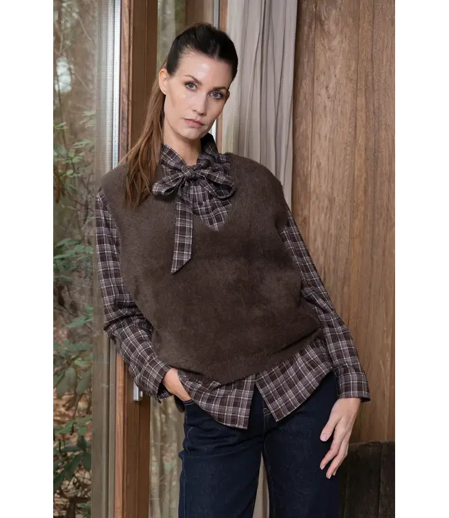 MAICAZZ Maicazz Volterra FA26.20.515 Blouse Check