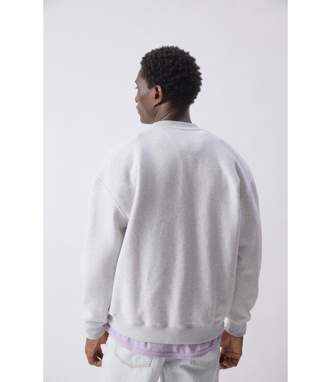 American Vintage American Vintage Sweat Shirt Baptown MBAP03B Heater Grey