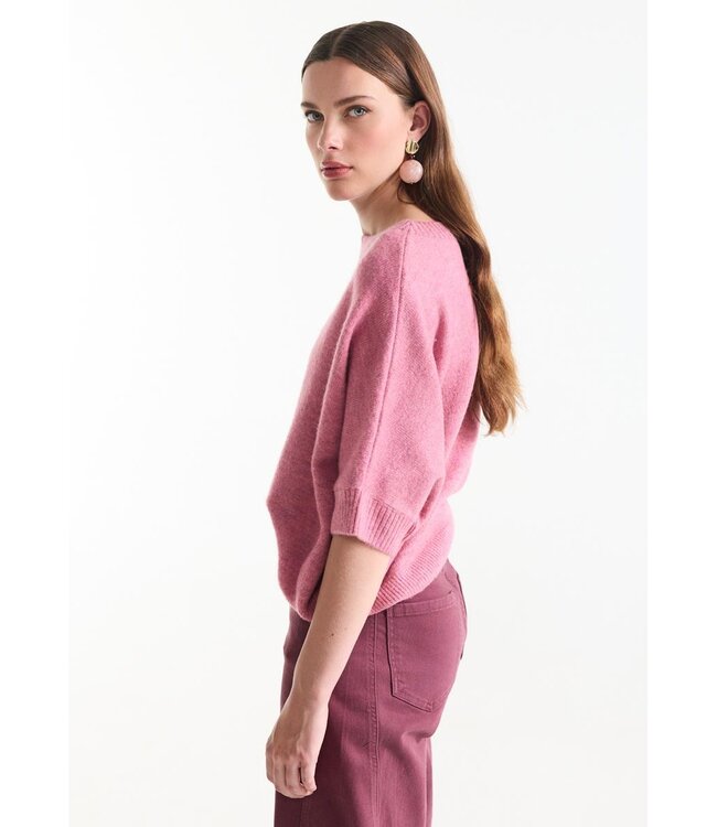 JANSEN AMSTERDAM Jansen Amsterdam Bibian Trui P156 Old Rose