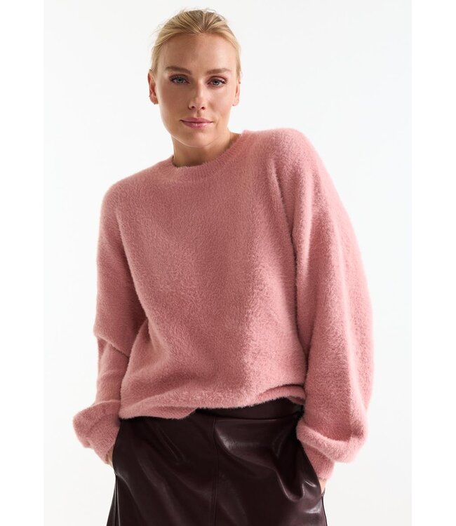 JANSEN AMSTERDAM Jansen Amsterdam Bibian Trui P156 Old Rose
