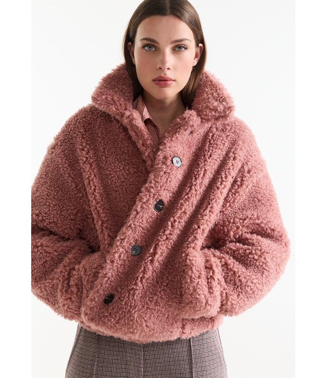 JANSEN AMSTERDAM Jansen Amsterdam Boa Jasje T227 Teddy Old Rose
