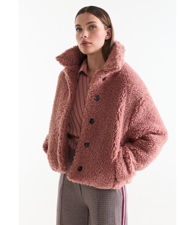 JANSEN AMSTERDAM Jansen Amsterdam Boa Jasje T227 Teddy Old Rose
