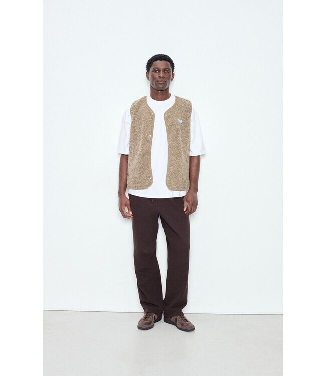 American Vintage American vintage Hoktown Gilet nutmeg melange