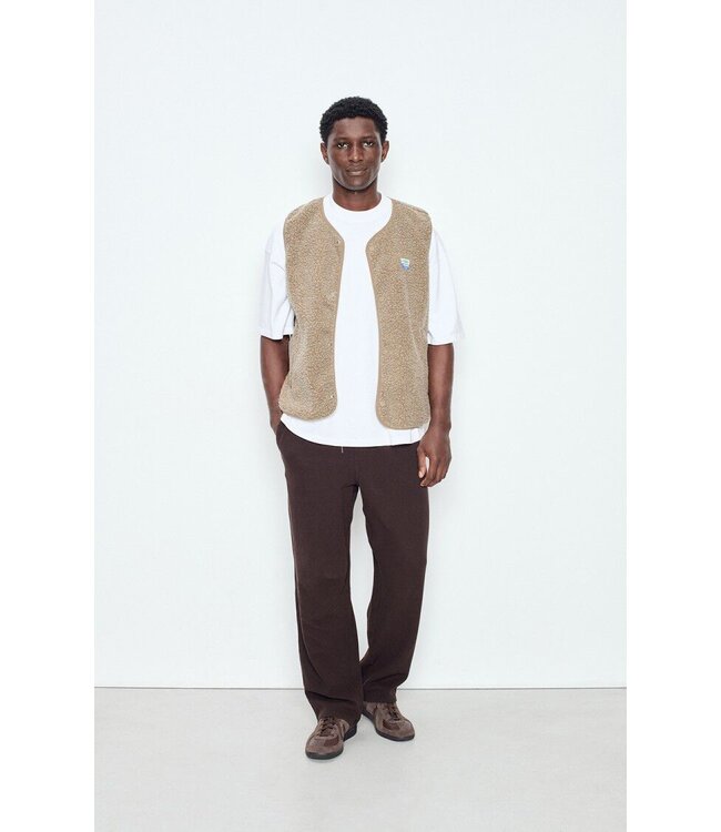 American Vintage American vintage Hoktown Gilet nutmeg melange
