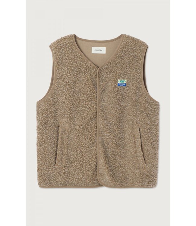 American Vintage American vintage Hoktown Gilet nutmeg melange