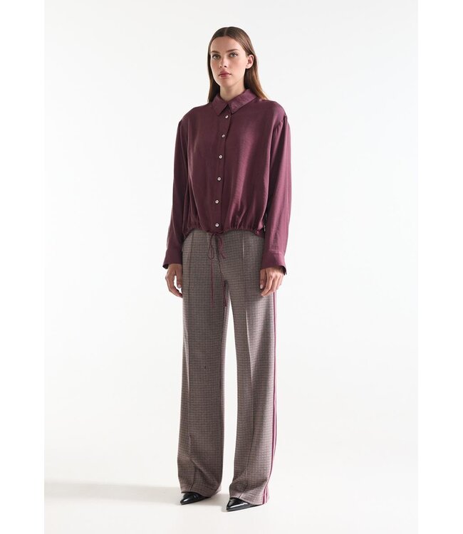 JANSEN AMSTERDAM Jansen Amsterdam Inez Blouse LWS709 Wine