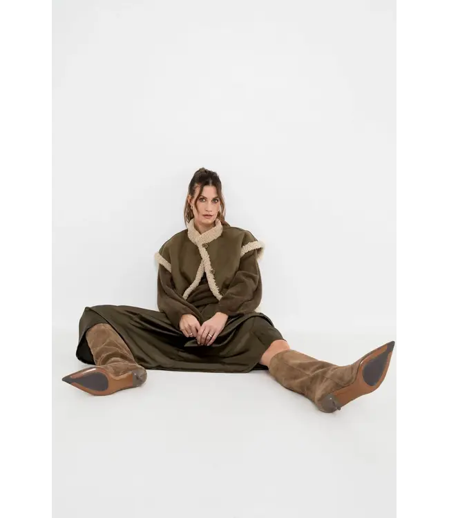 MAICAZZ Maicazz Ventura Gilet FA26.65.520 Moss
