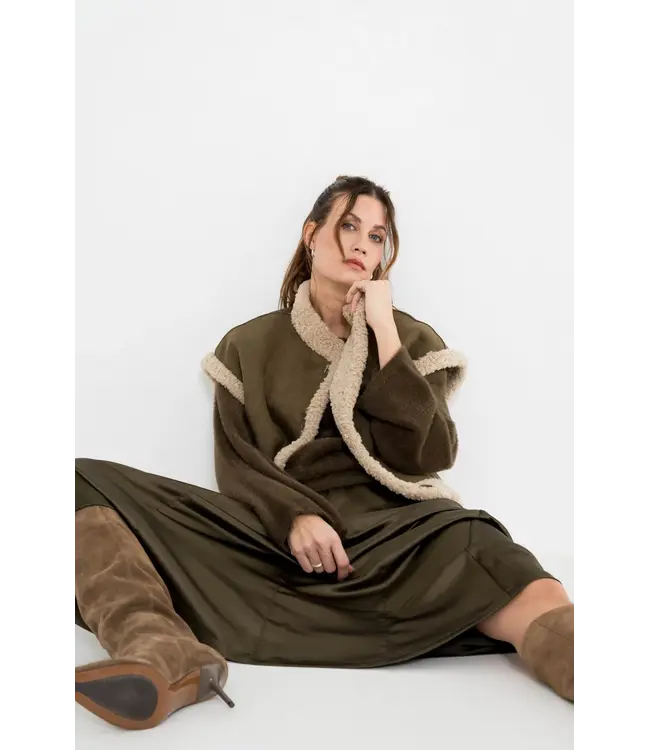 MAICAZZ Maicazz Ventura Gilet FA26.65.520 Moss