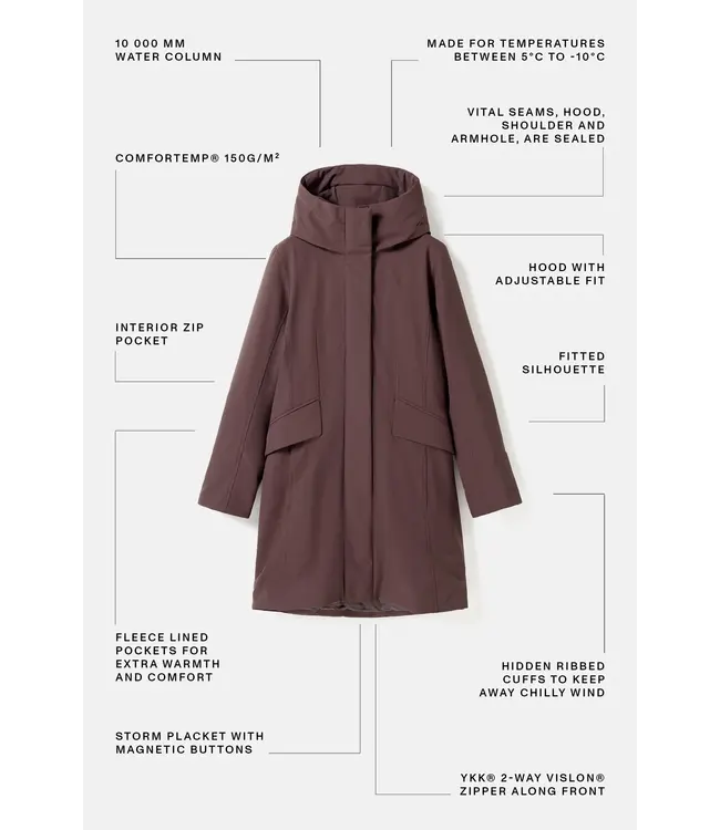 ELVINE ELVINE Sophie jas Dark purple 331727