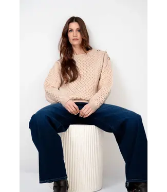 MAICAZZ Maicazz WI26.80.218 Zendina Sweater Sand
