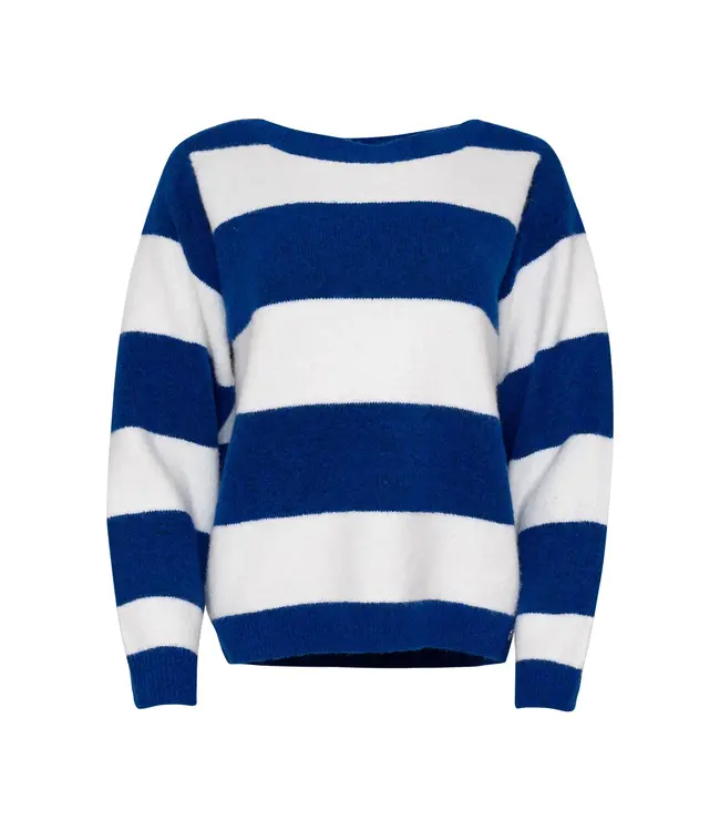 MAICAZZ Maicazz Zelene Sweater WI26.80.208 White/ Blue Stripe