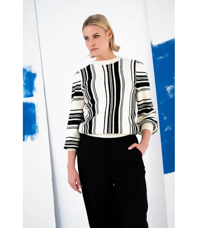 MAICAZZ Maicazz Zoe Sweater WI26.80.315 Off White Stripe