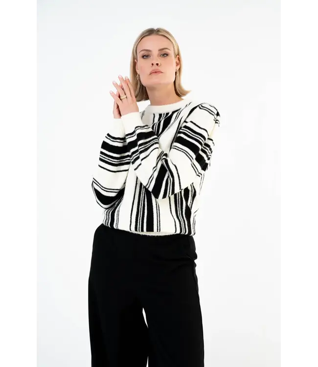 MAICAZZ Maicazz Zoe Sweater WI26.80.315 Off White Stripe