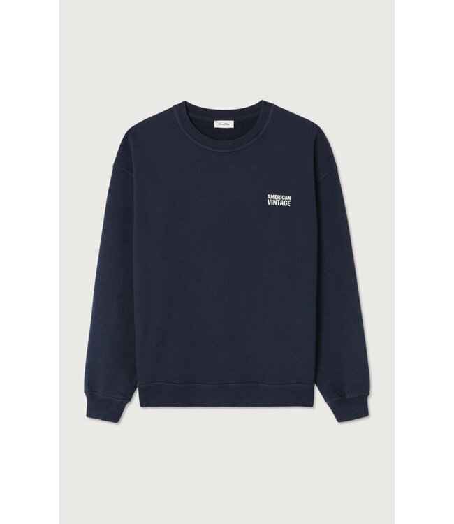 American Vintage American Vintage MPLI03B Sweat Plizzy Navy