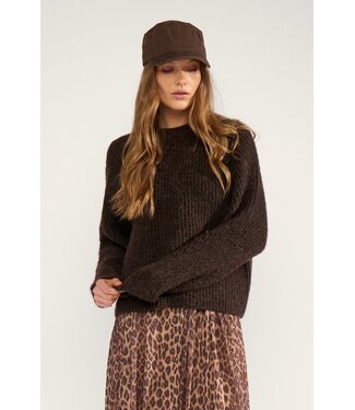 Nümph Numph NUZINDI Pullover 703756 Black Coffee Nümph Numph NUZINDI Pullover 703756 Black Coffee