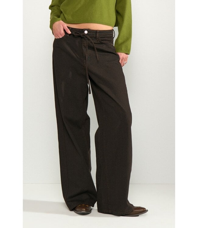 Nümph Numph 707358 WIDE JEANS Black Coffee