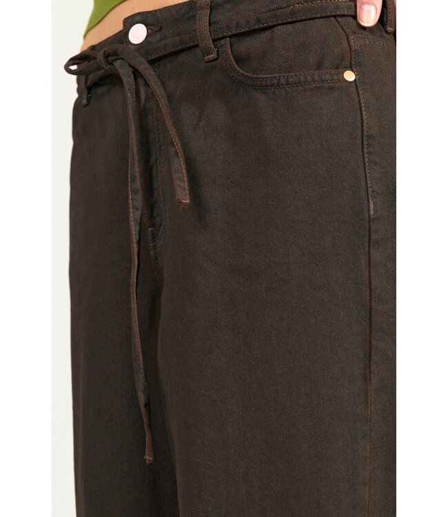 Nümph Numph 707358 WIDE JEANS Black Coffee