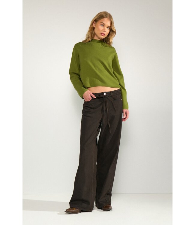 Nümph Numph 707358 WIDE JEANS Black Coffee