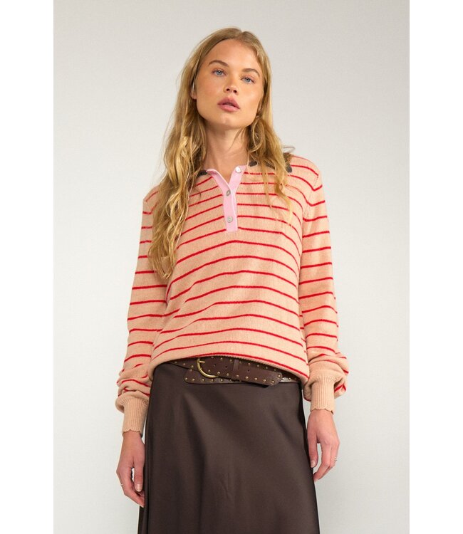 Nümph Numph nulucinda stripe pullover roebuck 707198