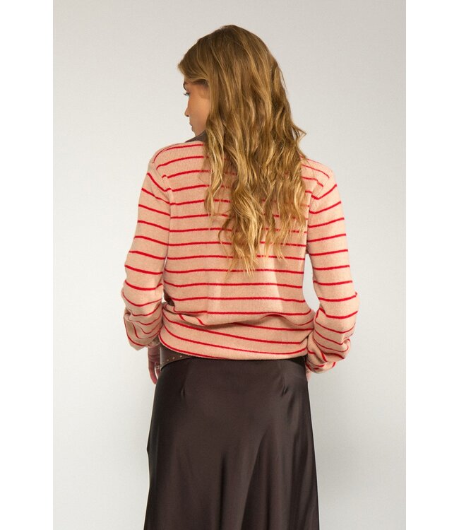 Nümph Numph nulucinda stripe pullover roebuck 707198