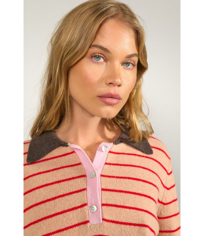 Nümph Numph nulucinda stripe pullover roebuck 707198