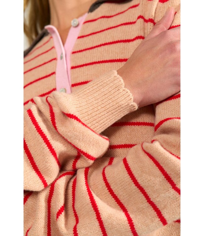 Nümph Numph nulucinda stripe pullover roebuck 707198