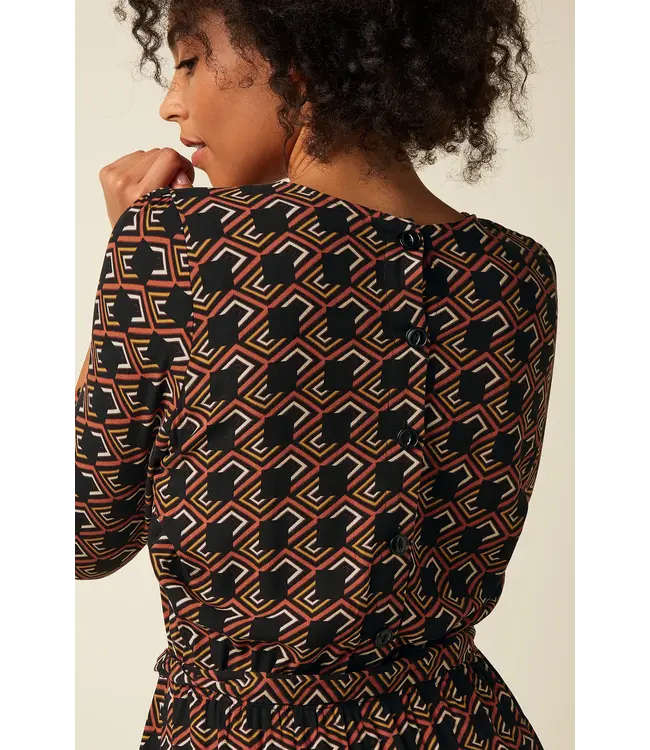 KING LOUIE King Louie Betty Dress Loose Fit Calou 10673 Spicy Brown
