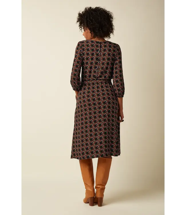 KING LOUIE King Louie Betty Dress Loose Fit Calou 10673 Spicy Brown